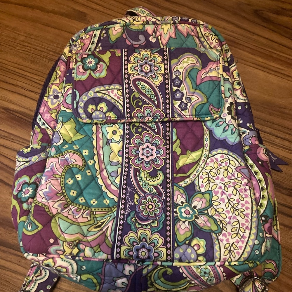 Vera Bradley Mini Backpack and Matching Wallet **retired patterns**